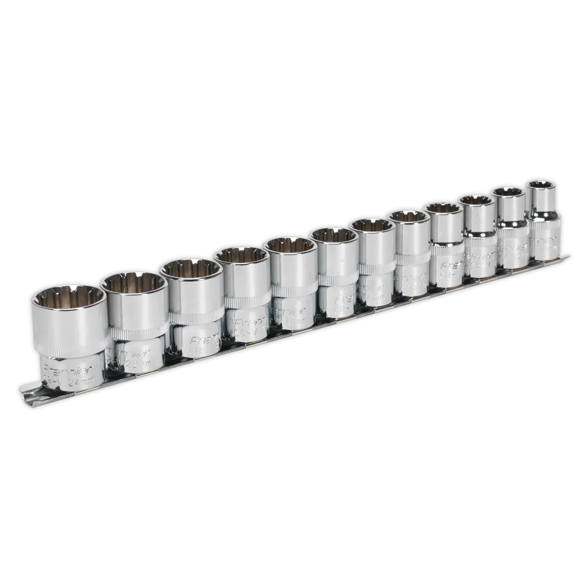 Sealey Premier Socket Set 1/2"Sq Drive12pc Sealey 