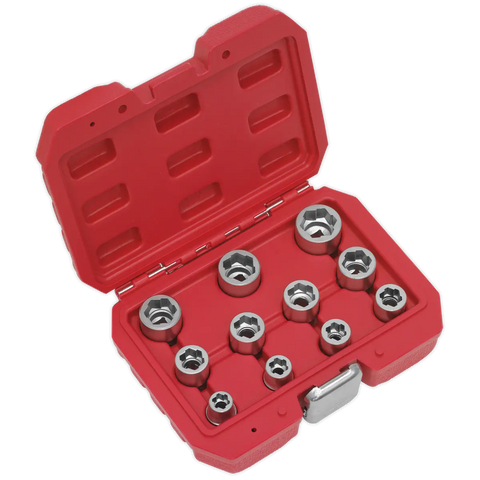 Sealey Premier Bolt Extractor Socket Set 3/8"Sq Drive 11pc