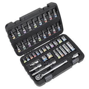 Sealey Socket & Socket Bit Set 3/8