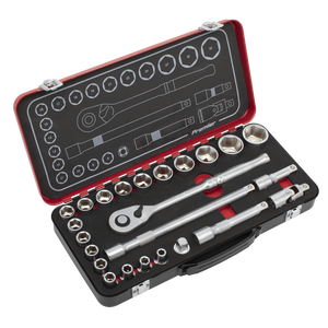 Sealey Premier Platinum Socket Set 1/2