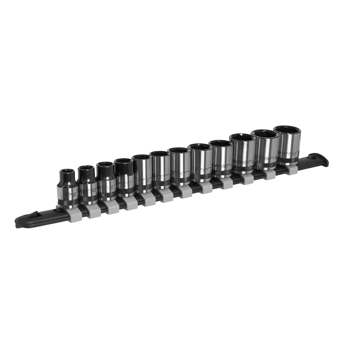 Sealey Premier Black Socket Set 3/8"Sq Drive 12pc Sealey 