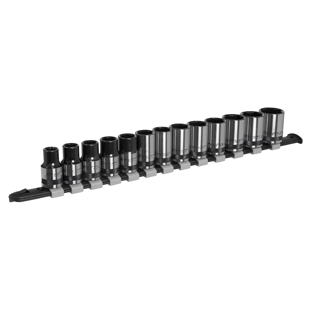 Sealey Premier Black Socket Set 1/2"Sq Drive 13pc Sealey 
