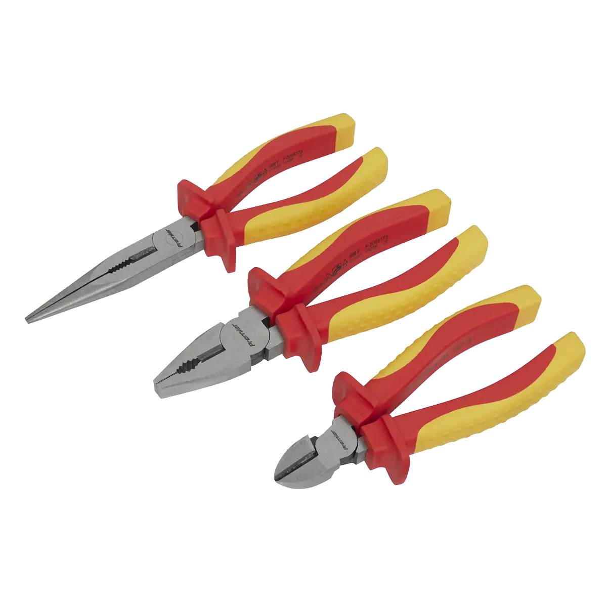 Sealey Premier Pliers Set 3pc - VDE Approved Sealey 