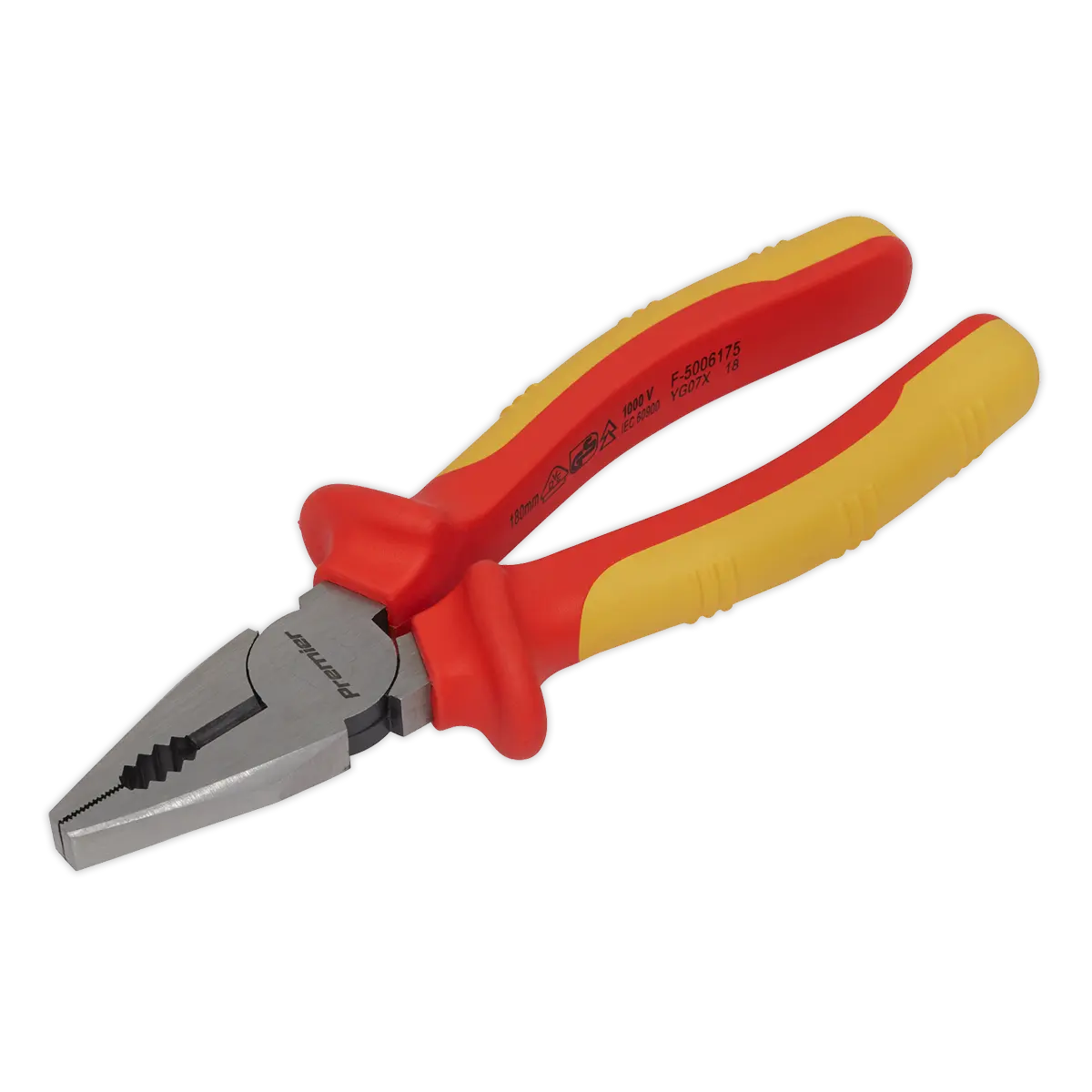 Sealey Premier Combination Pliers 175mm - VDE Approved Sealey 