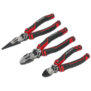 Sealey Premier High Leverage Plier Set 3pc