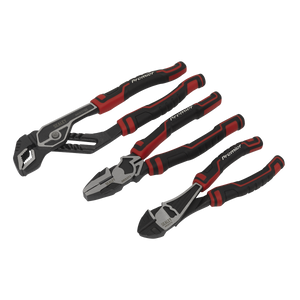 Sealey Premier High Leverage Pliers Set 3pc