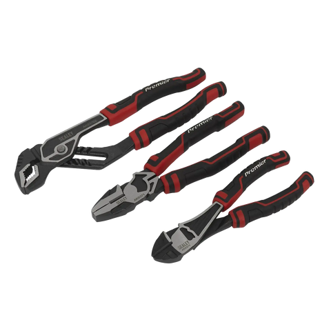 Sealey Premier High Leverage Pliers Set 3pc