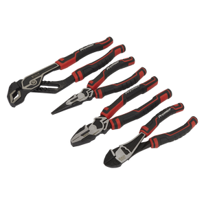 Sealey Premier High Leverage Pliers Set 4pc