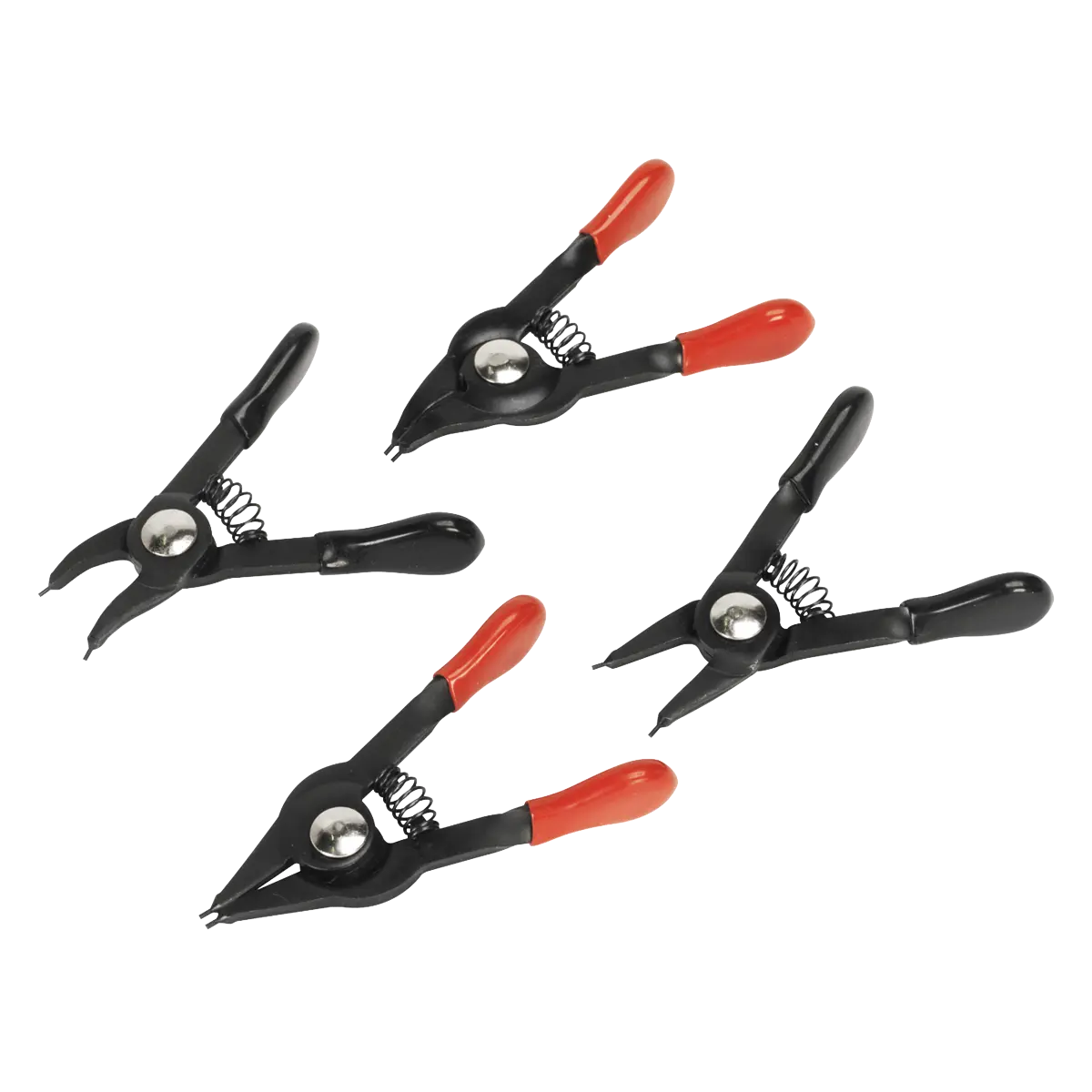Sealey Premier Mini Circlip Pliers Set 4pc Sealey 