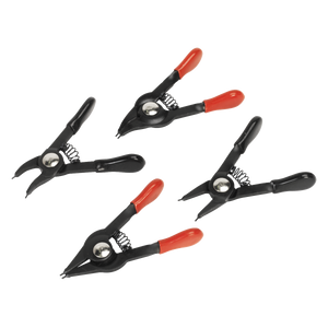 Sealey Premier Mini Circlip Pliers Set 4pc