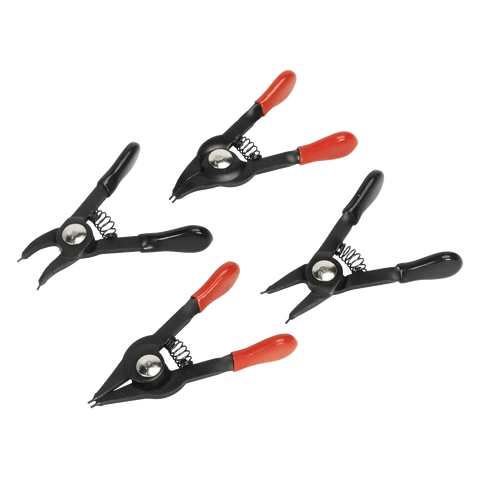 Sealey Premier Mini Circlip Pliers Set 4pc