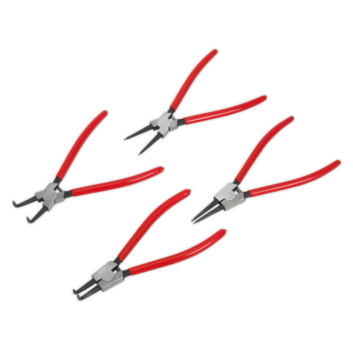Sealey Premier Internal/External Circlip Pliers Set 230mm 4pc Sealey 