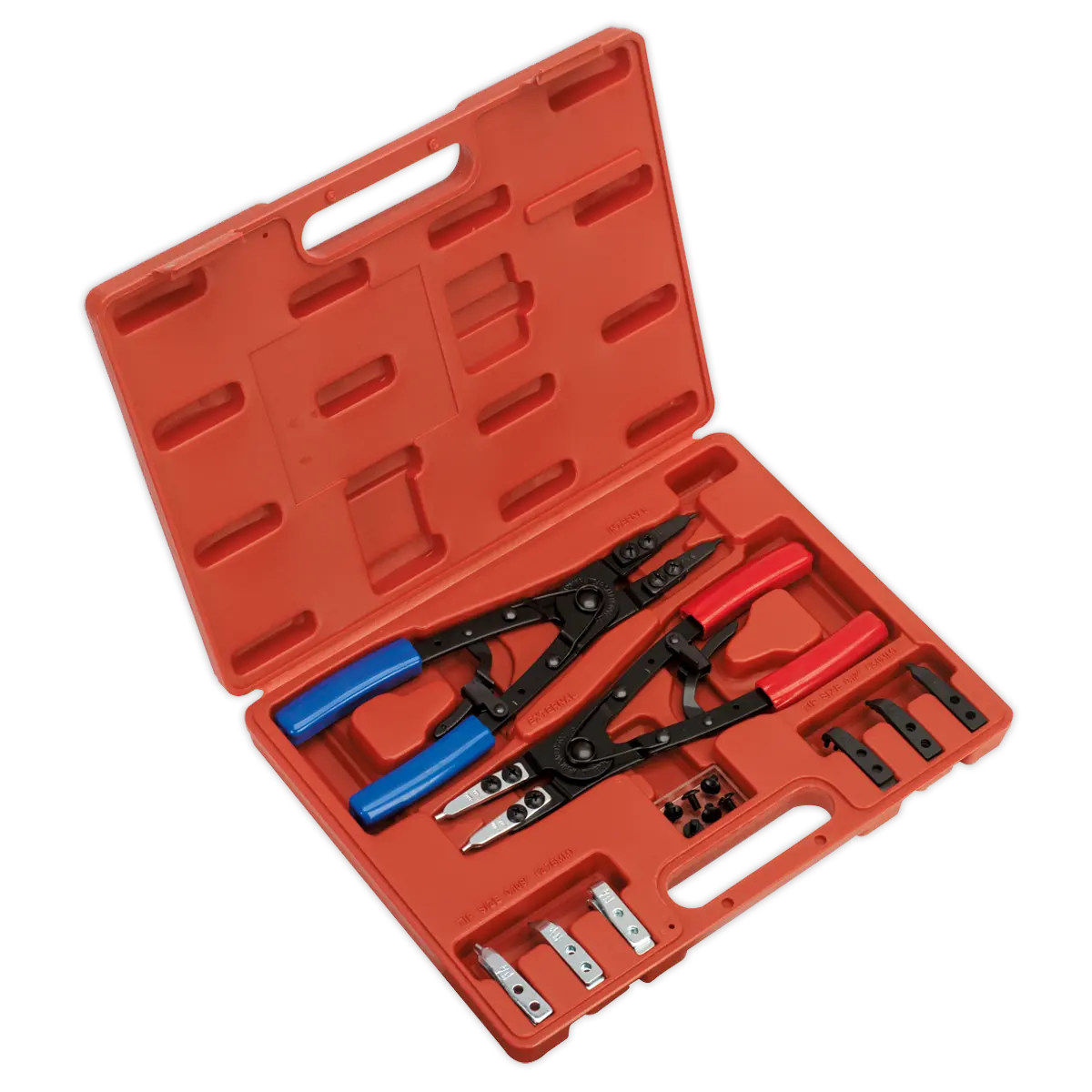 Sealey Premier Heavy-Duty Circlip Pliers Set Internal/External Sealey 