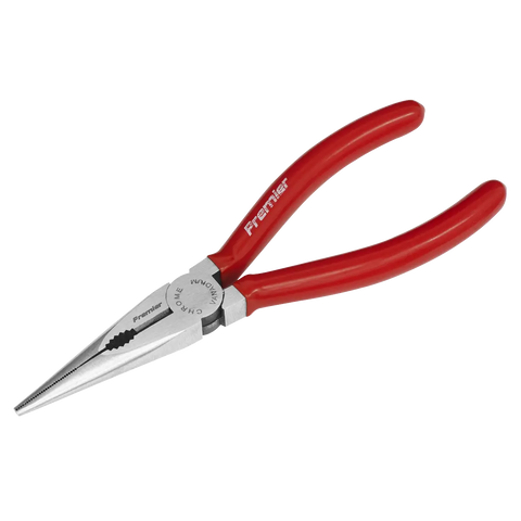 Sealey Premier Long Nose Pliers with Vinyl Dipped Handles
