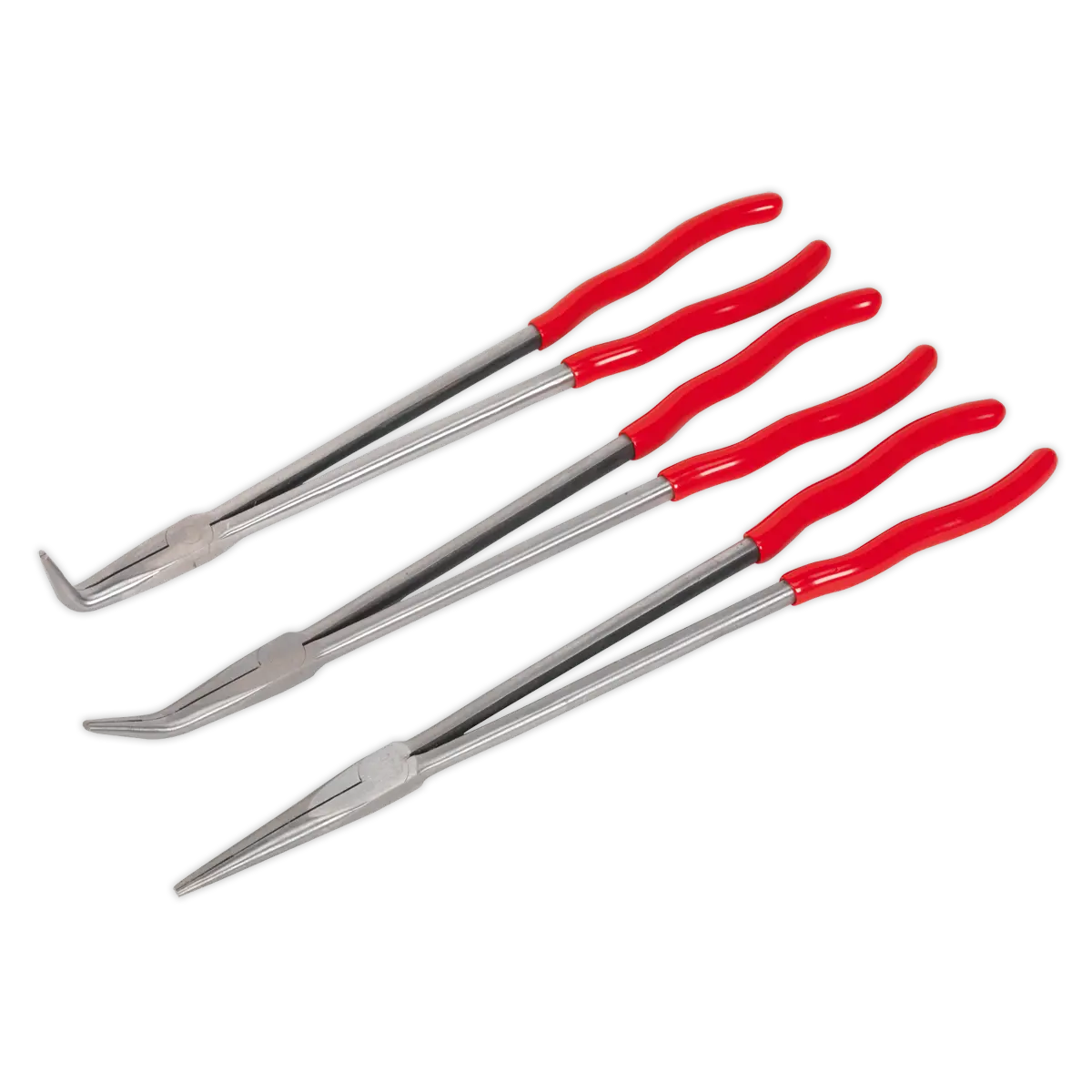 Sealey Premier Extra-Long Needle Nose Pliers Set 400mm 3pc Sealey 
