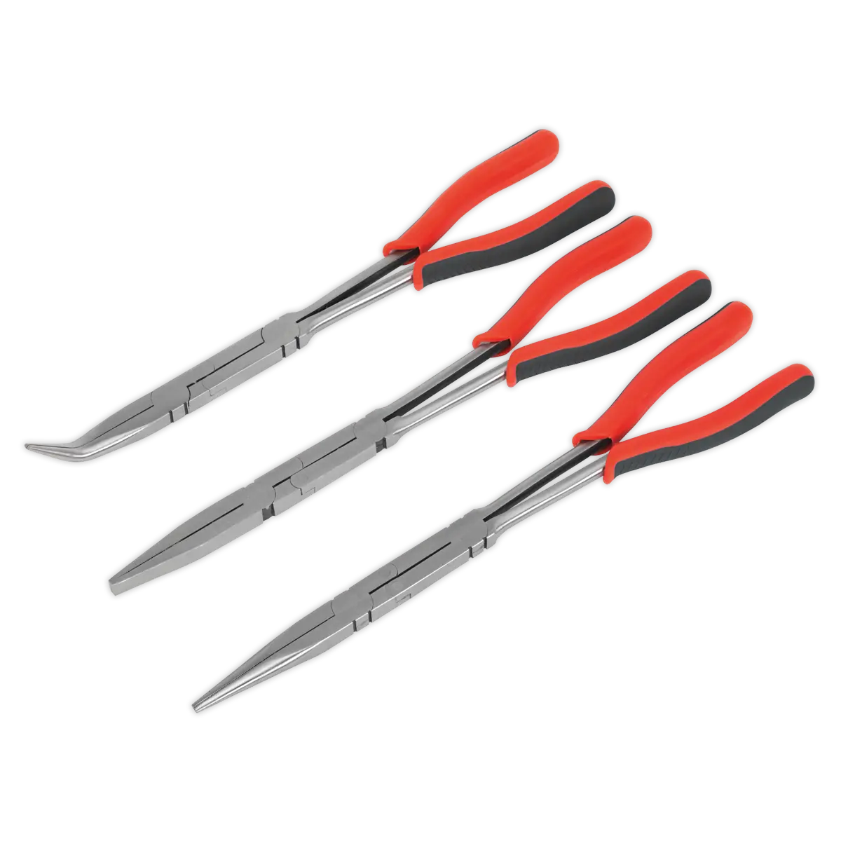 Sealey Premier Long Double Joint Pliers Set 335mm 3pc Sealey 
