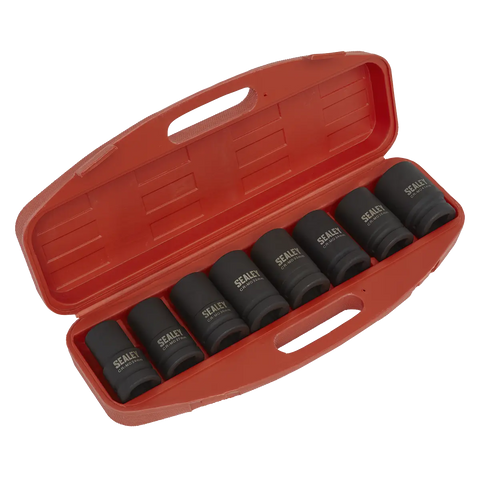 Sealey Premier Deep Impact Socket Set 1"Sq Drive 8pc