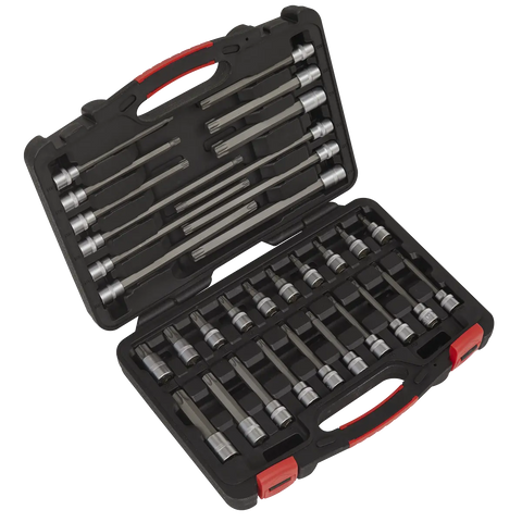 Sealey Premier Platinum TRX-Star* Socket Bit Set 3/8"Sq Drive 32pc