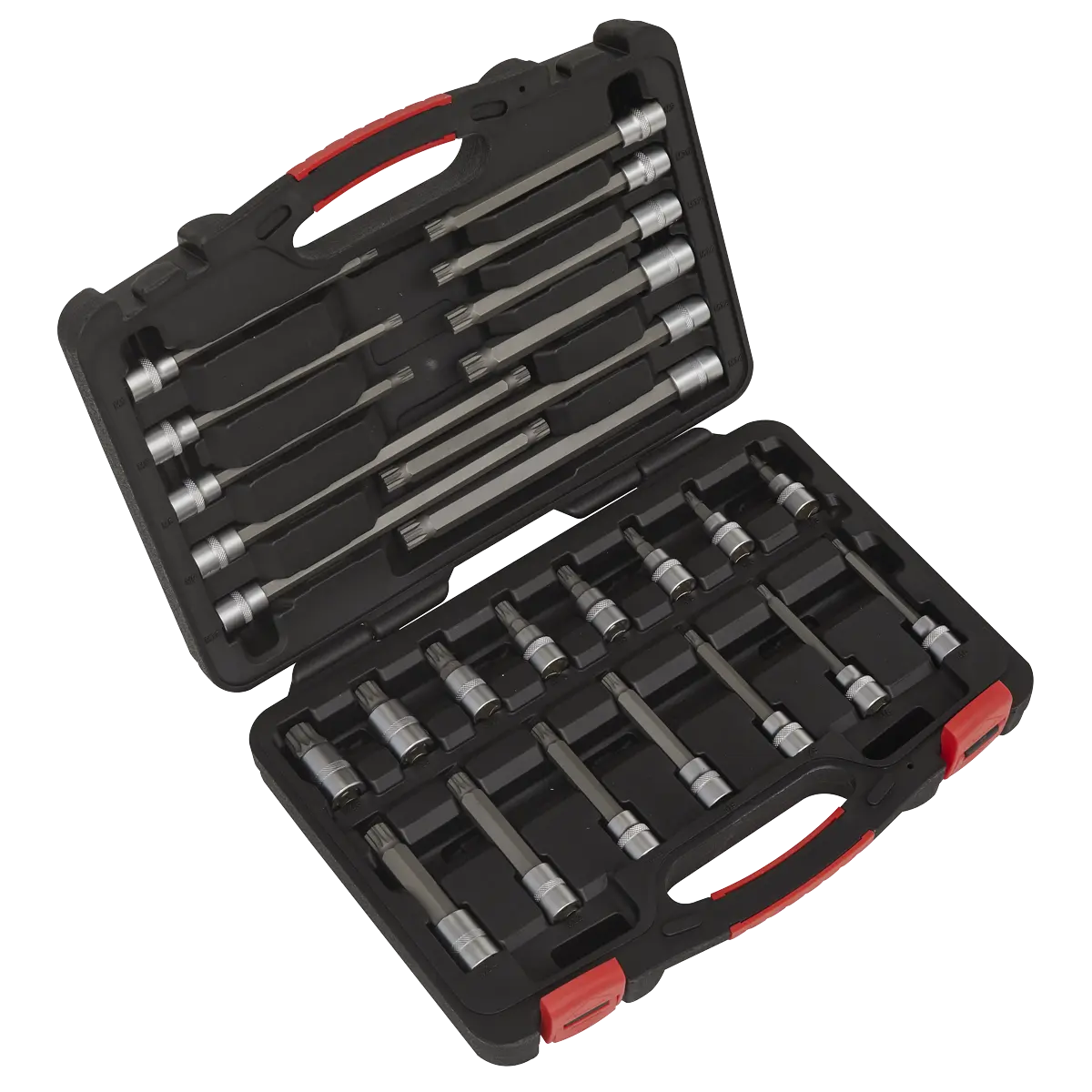 Sealey Premier Platinum Spline Socket Bit Set 3/8"Sq Drive 26pc Sealey 