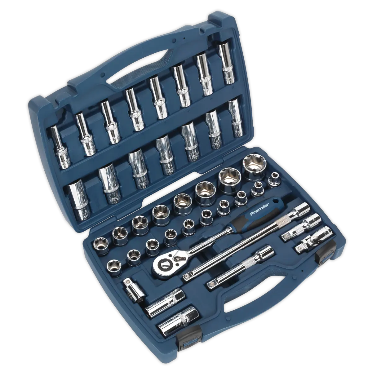 Sealey Premier Socket Set 1/2"Sq Drive 41pc Sealey 