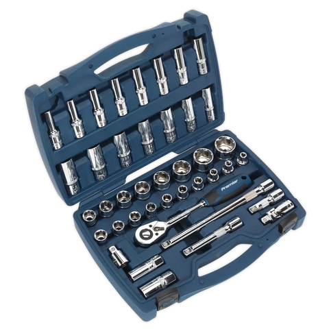 Sealey Premier Socket Set 1/2"Sq Drive 41pc