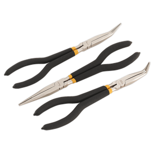 Sealey Premier Needle Nose Pliers Set Ni-Fe Finish 280mm 3pc