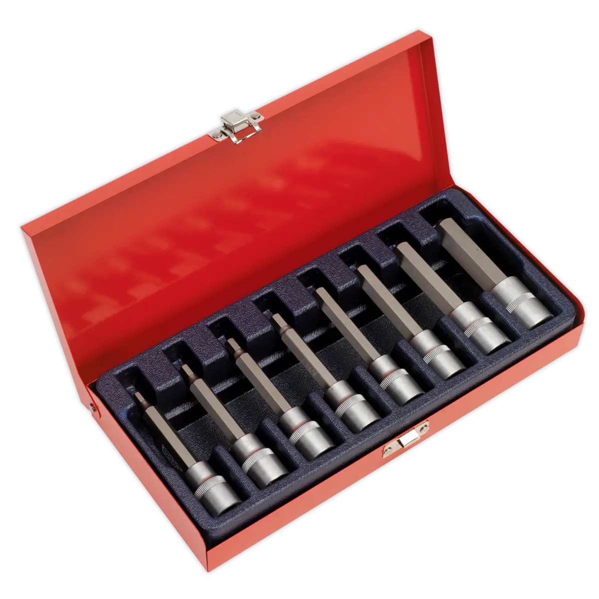 Sealey Premier Hex Socket Bit Set 1/2"Sq Drive 8pc Sealey 