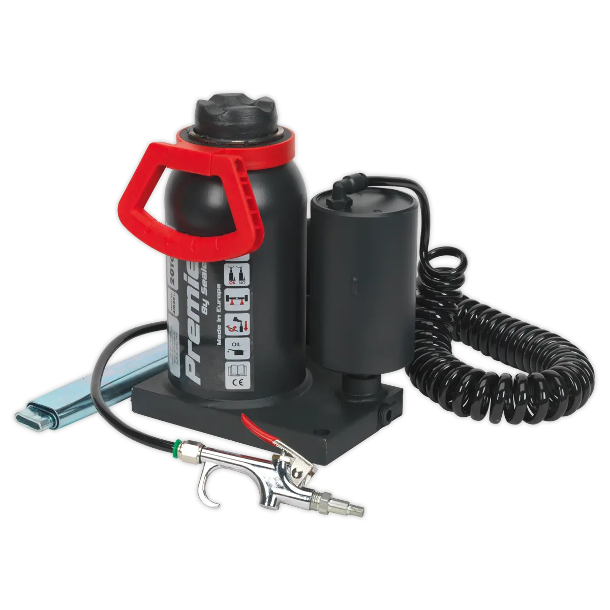 Sealey Premier Manual/Air Hydraulic Bottle Jack 20 Tonne Sealey 