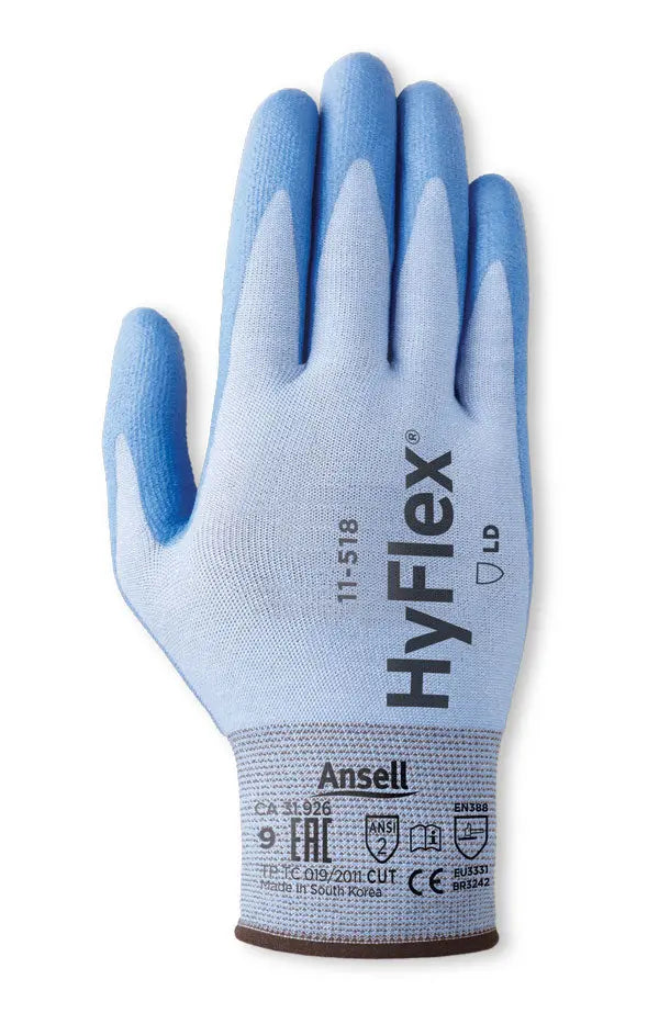 Ansell HyFlex 11-518 Ultralight Cut Resistant Safety Gloves Ansell 