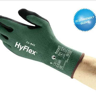 Ansell HyFlex 11-842 Sustainable Multi-Purpose Safety Gloves - Pack of 12 Ansell 