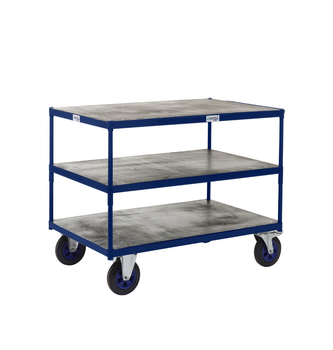 Apollo UK Table Top Shelf Trucks with Timber Shelves Apollo 