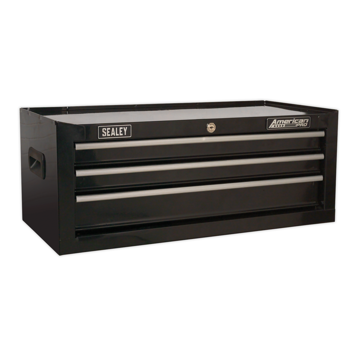 Sealey American PRO® Mid-Box Tool Chest 3 Drawer - Black Sealey 