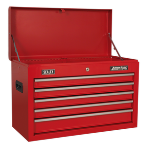 Sealey American PRO® Topchest 5 Drawer - Red