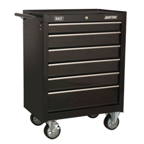 Sealey American PRO® Rollcab 6 Drawer - Black