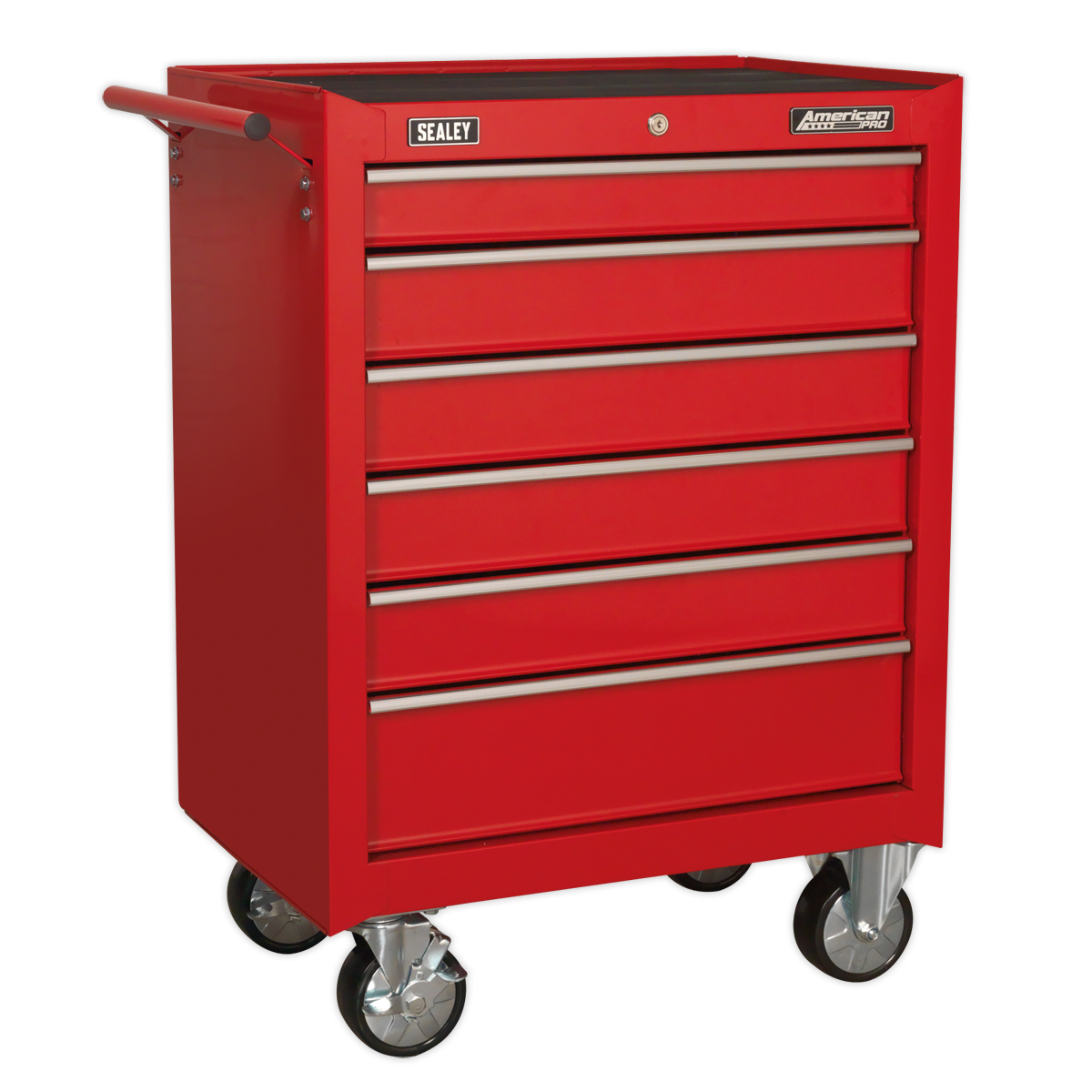 Sealey American PRO® Rollcab 6 Drawer - Red Sealey 
