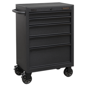 Sealey Superline PRO® Black Edition Rollcab with 5 Soft Close Drawers 680mm