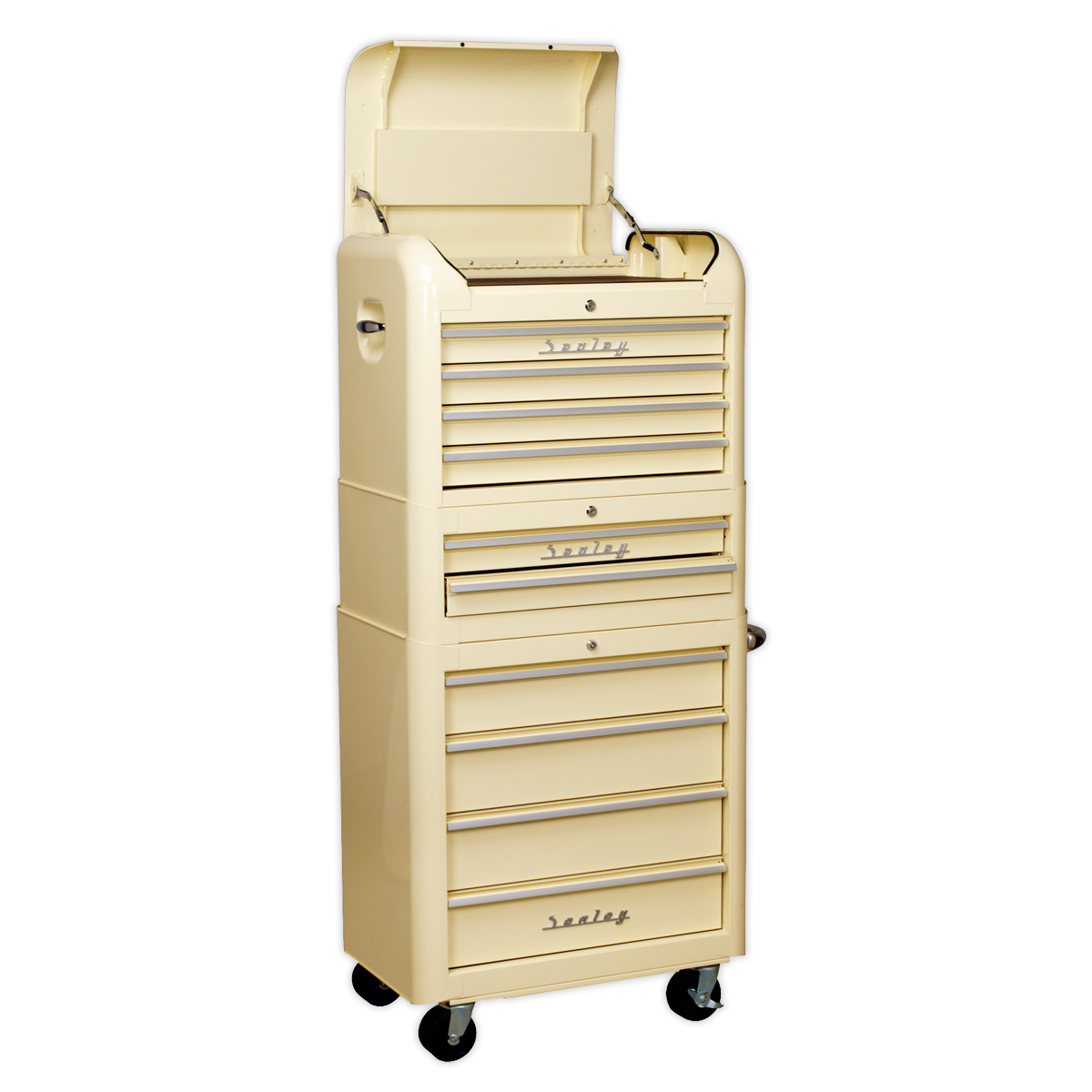 Sealey Premier™ Retro Style Topchest, Mid-Box Tool Chest & Rollcab Combination 10 Drawer Sealey 