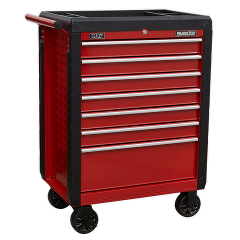 Sealey Superline PRO® Rollcab 7 Drawer - Red