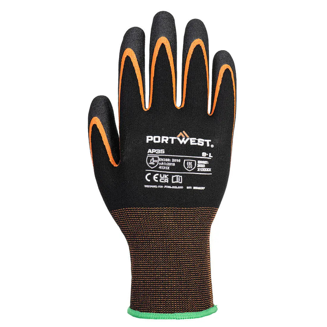 Portwest AP35 Grip 15 Nitrile Double Palm Glove Portwest 