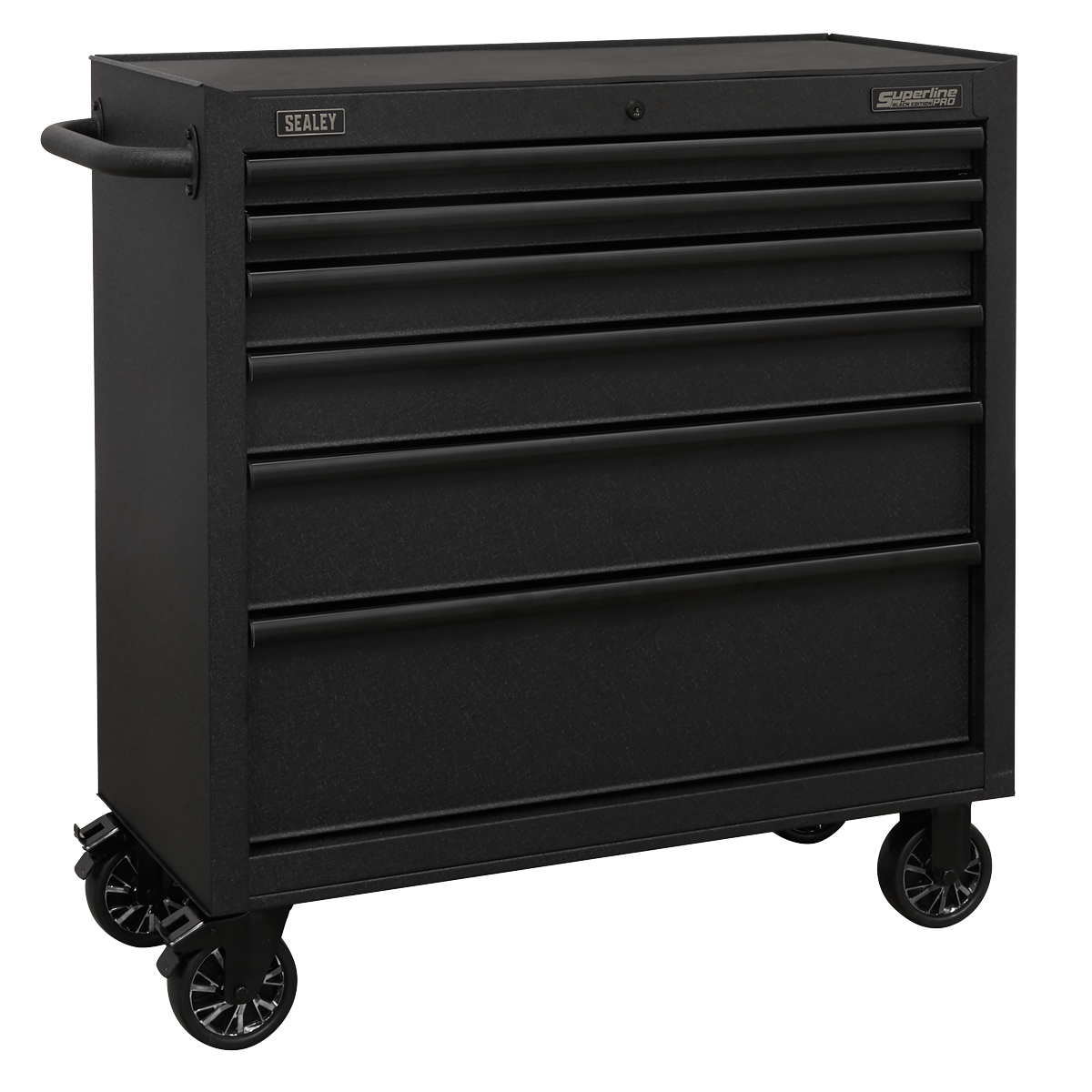 Sealey Superline PRO® Black Edition Rollcab with 6 Soft Close Drawers 915mm Sealey 