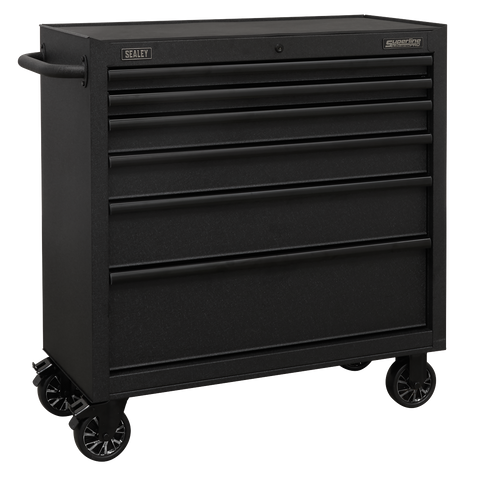Sealey Superline PRO® Black Edition Rollcab with 6 Soft Close Drawers 915mm