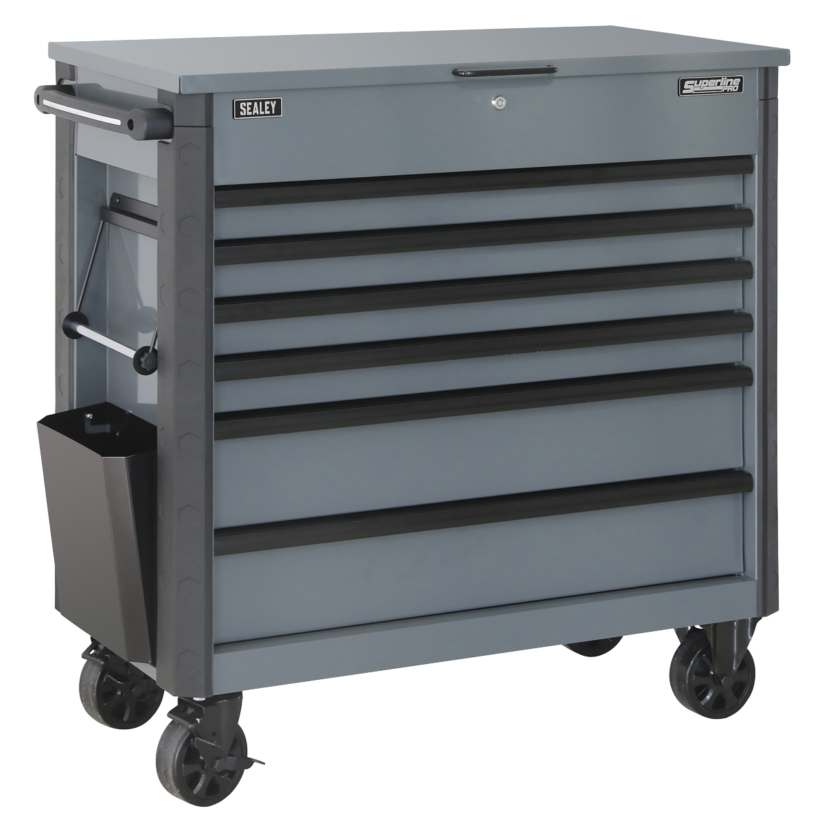 Sealey Tool Trolley 6 Drawer - Grey Sealey 