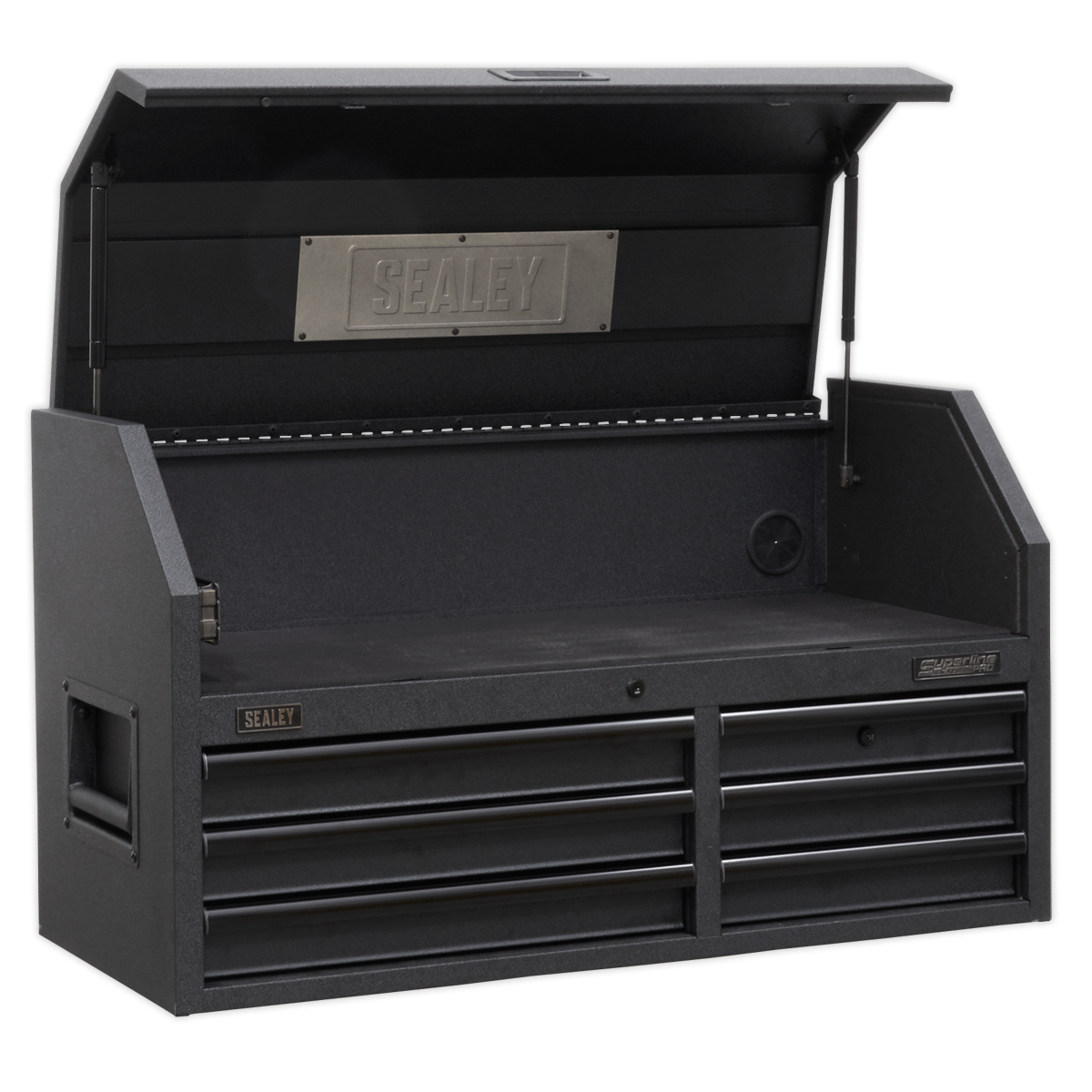 Sealey Superline PRO® Black Edition Topchest with 6 Soft Close Drawers & Power Strip 1030mm Sealey 