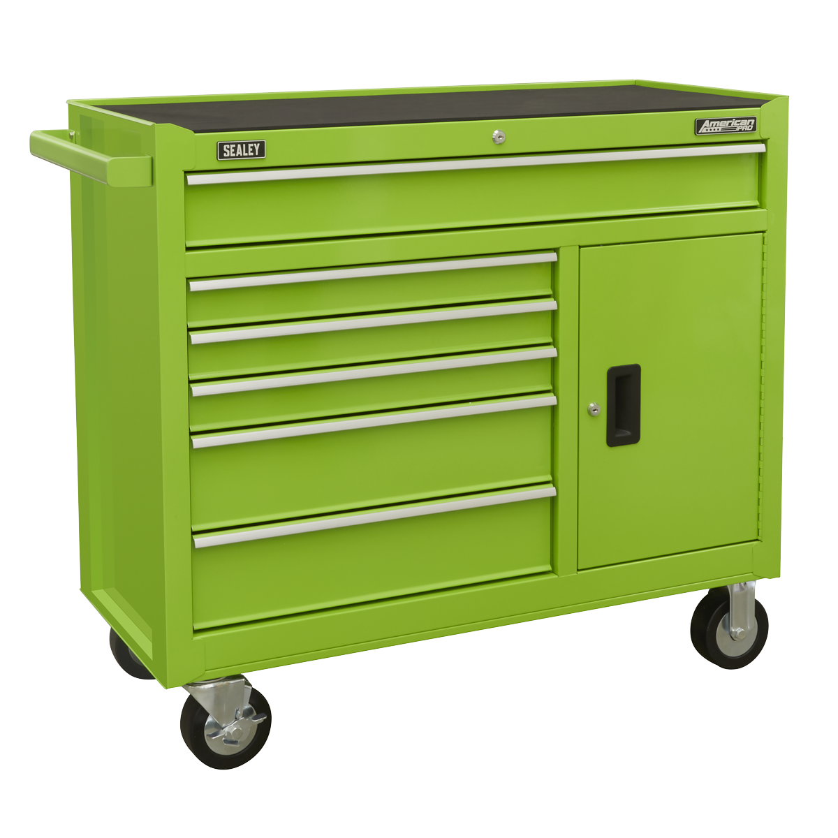 Sealey American PRO® Rollcab 6 Drawer - Green Sealey 