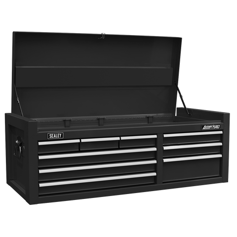 Sealey American PRO® Topchest 9 Drawer - Black