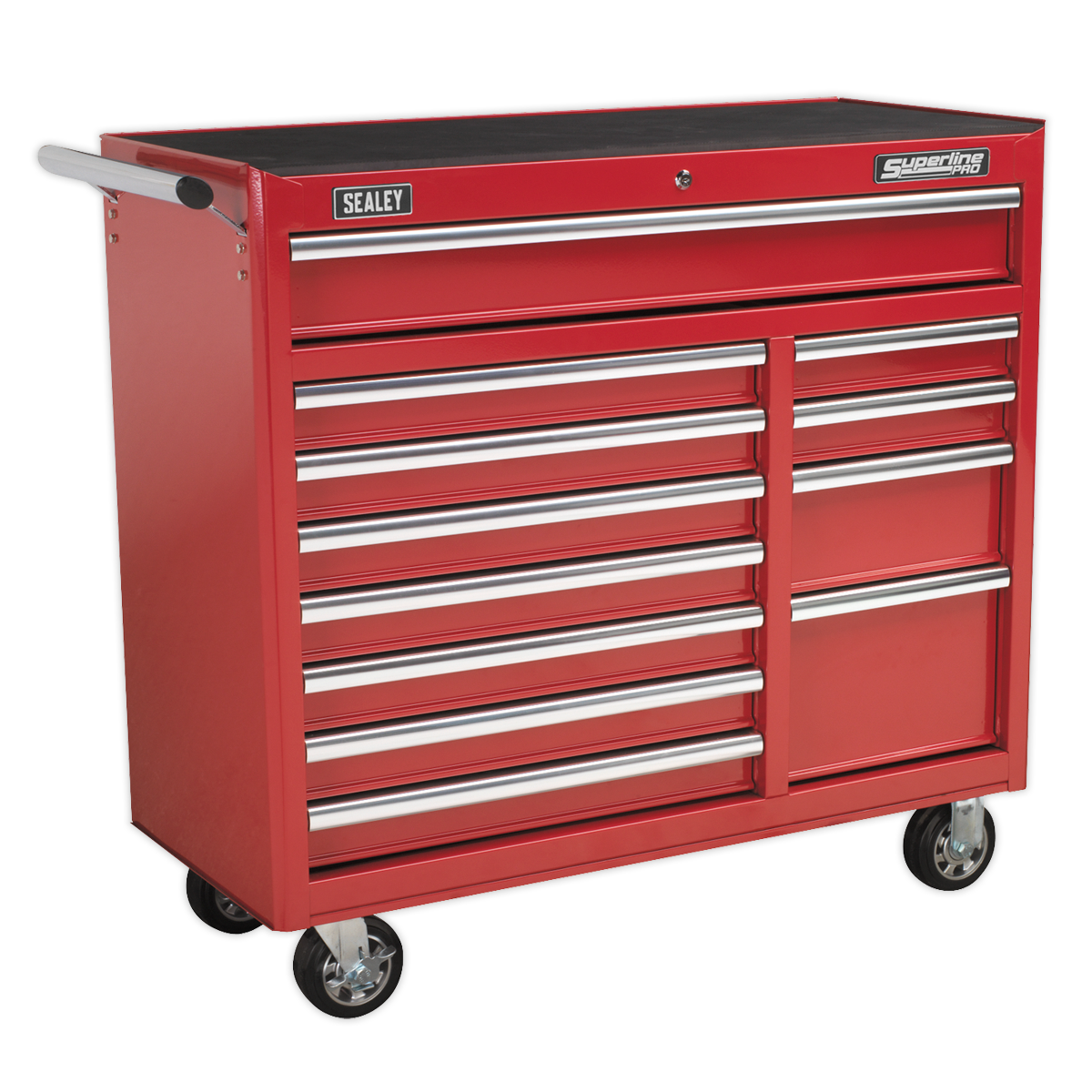 Sealey Superline PRO® Heavy-Duty Rollcab 12 Drawer - Red Sealey 