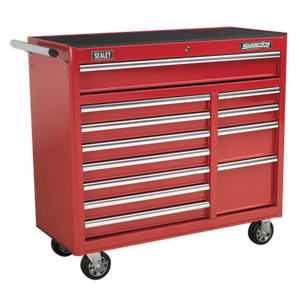 Sealey Superline PRO® Heavy-Duty Rollcab 12 Drawer - Red