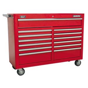 Sealey Superline PRO® Rollcab 13 Drawer - Red