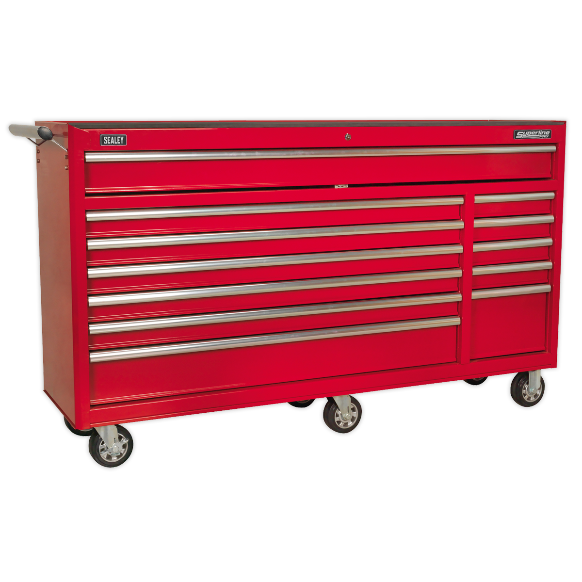 Sealey Superline PRO® Rollcab 12 Drawer - Red Sealey 