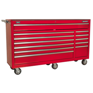 Sealey Superline PRO® Rollcab 12 Drawer - Red